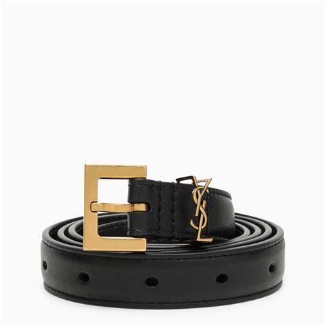 cintura nera yves saint laurent|ysl it cinture.